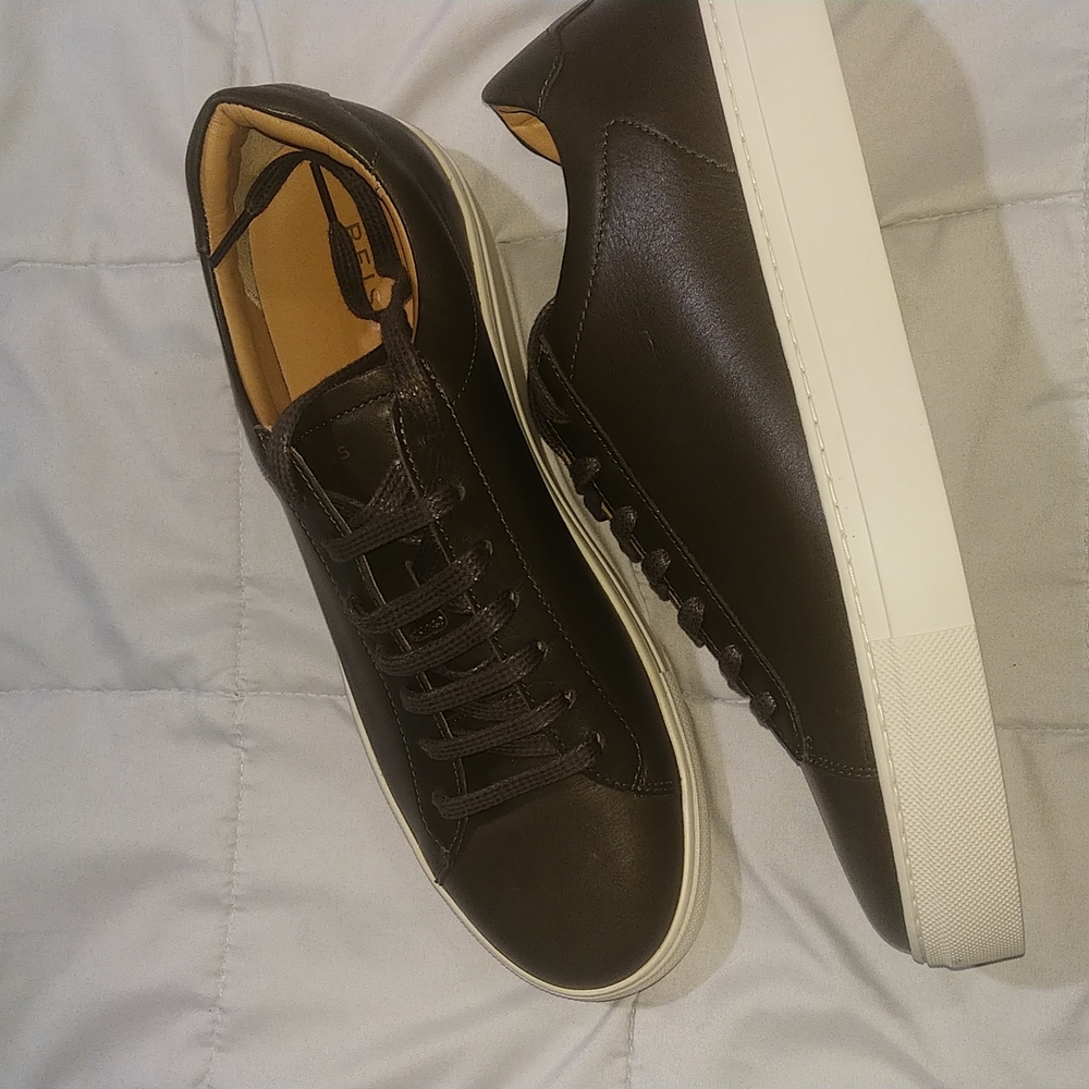 Reiss FINLEY lace up calf sneakers - Picture 10 of 10